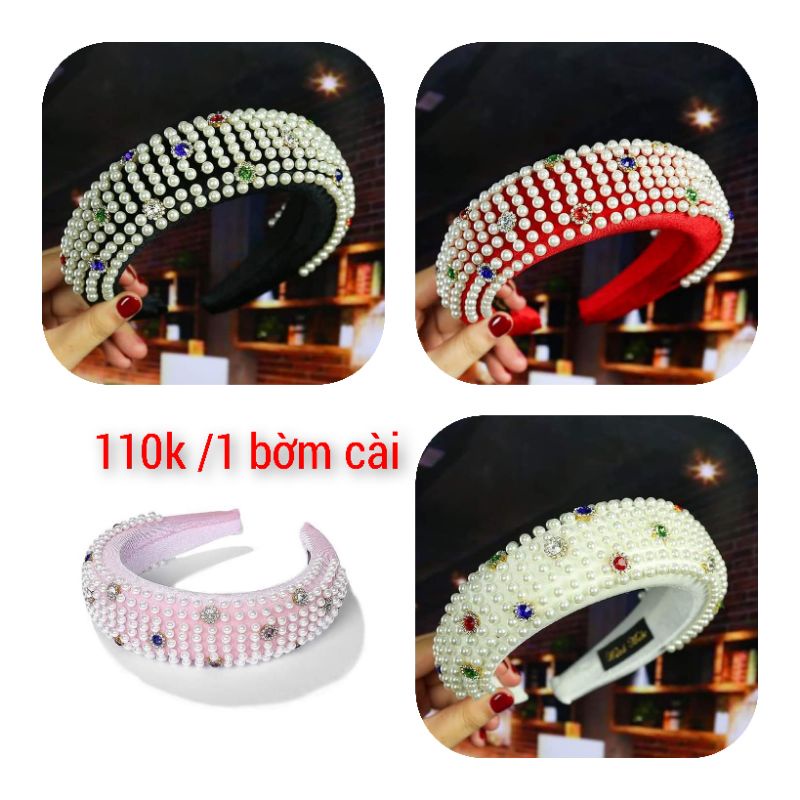 cài mấn  đính đá đính hạt