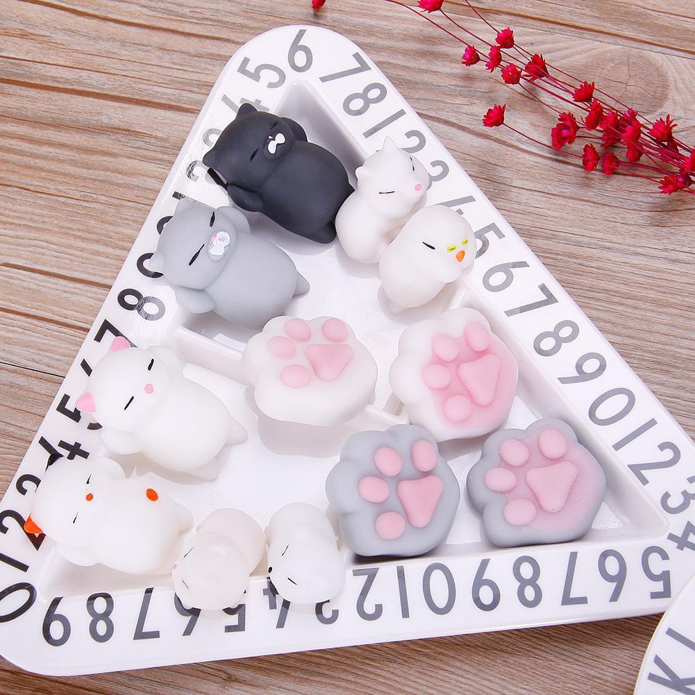 |Superbaby| Đồ Chơi Mochi Mềm Hình Mèo Hoạt Hình Vui Nhộn