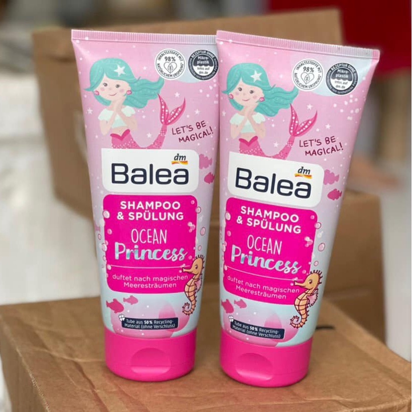 Đức - Dầu gội xả Balea 2 in 1 dành cho bé gái 200ml