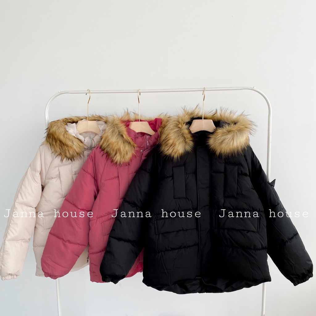 [FREESHIP] Áo phao béo mũ lông ulzzang - P02 - janna house