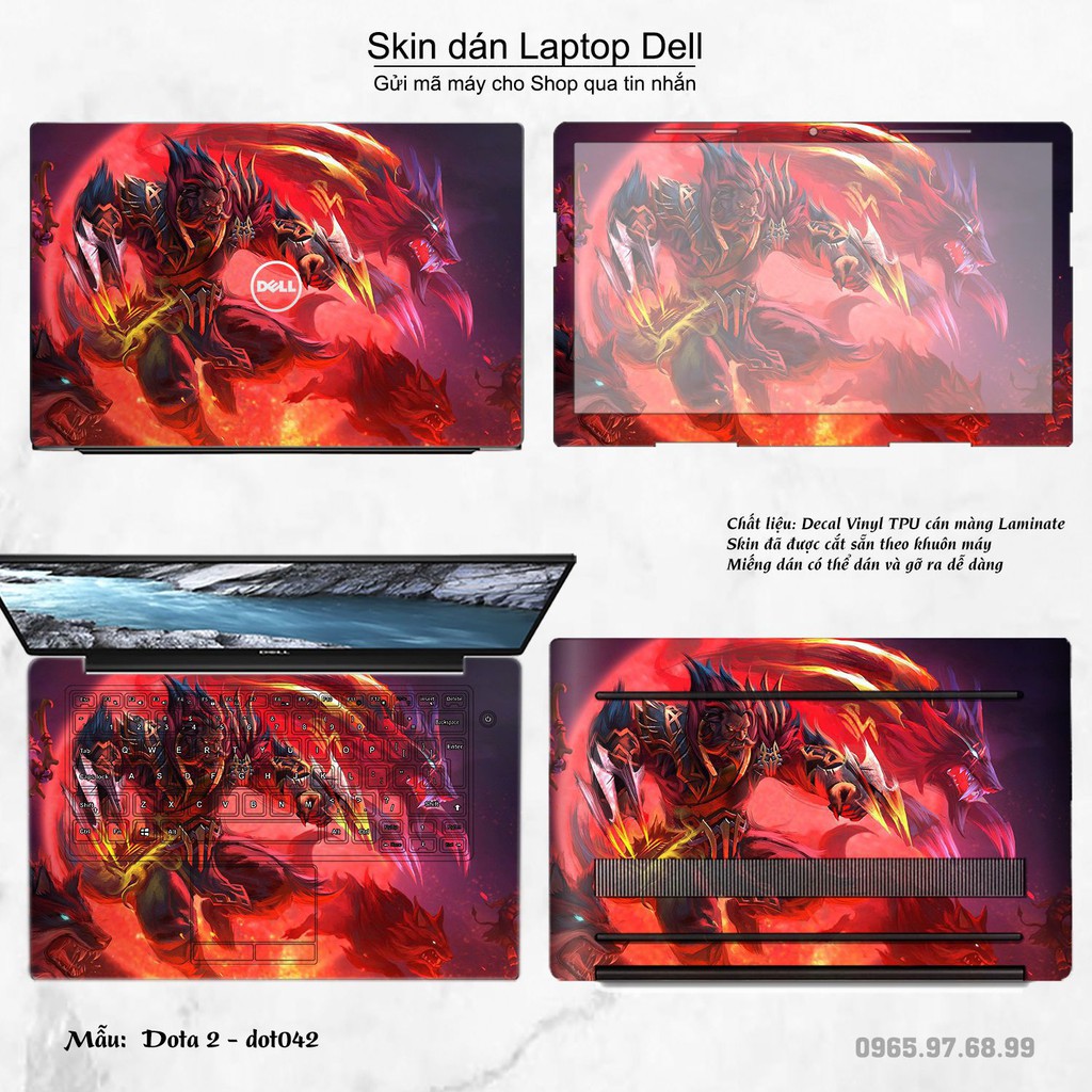 Skin dán Laptop Dell in hình Dota 2 nhiều mẫu 7 (inbox mã máy cho Shop)