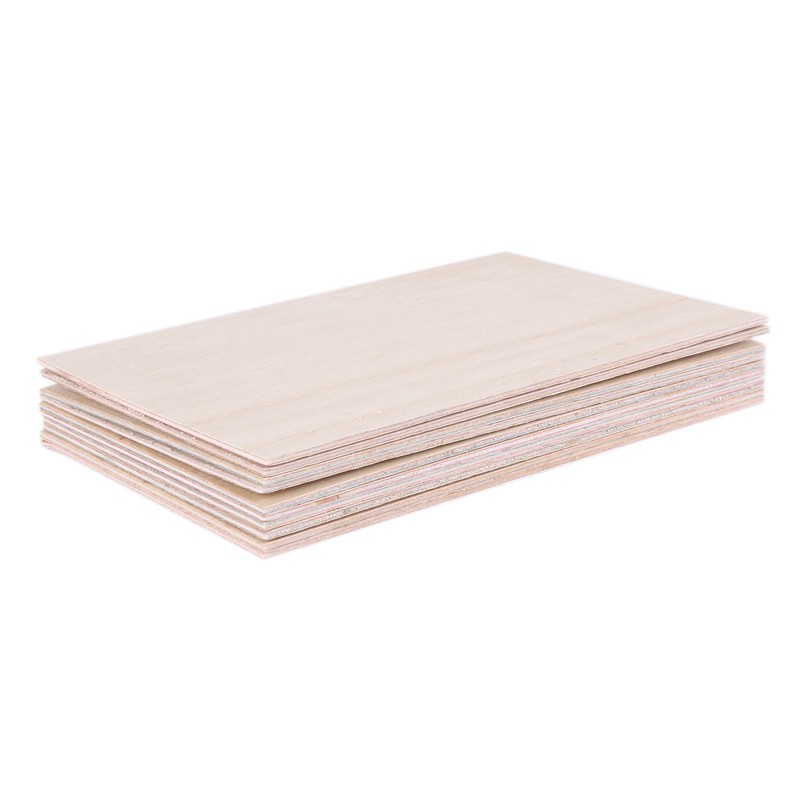 10 Tấm gỗ balsa kích thước 150x100 x 2mm dùng để làm đồ thủ công