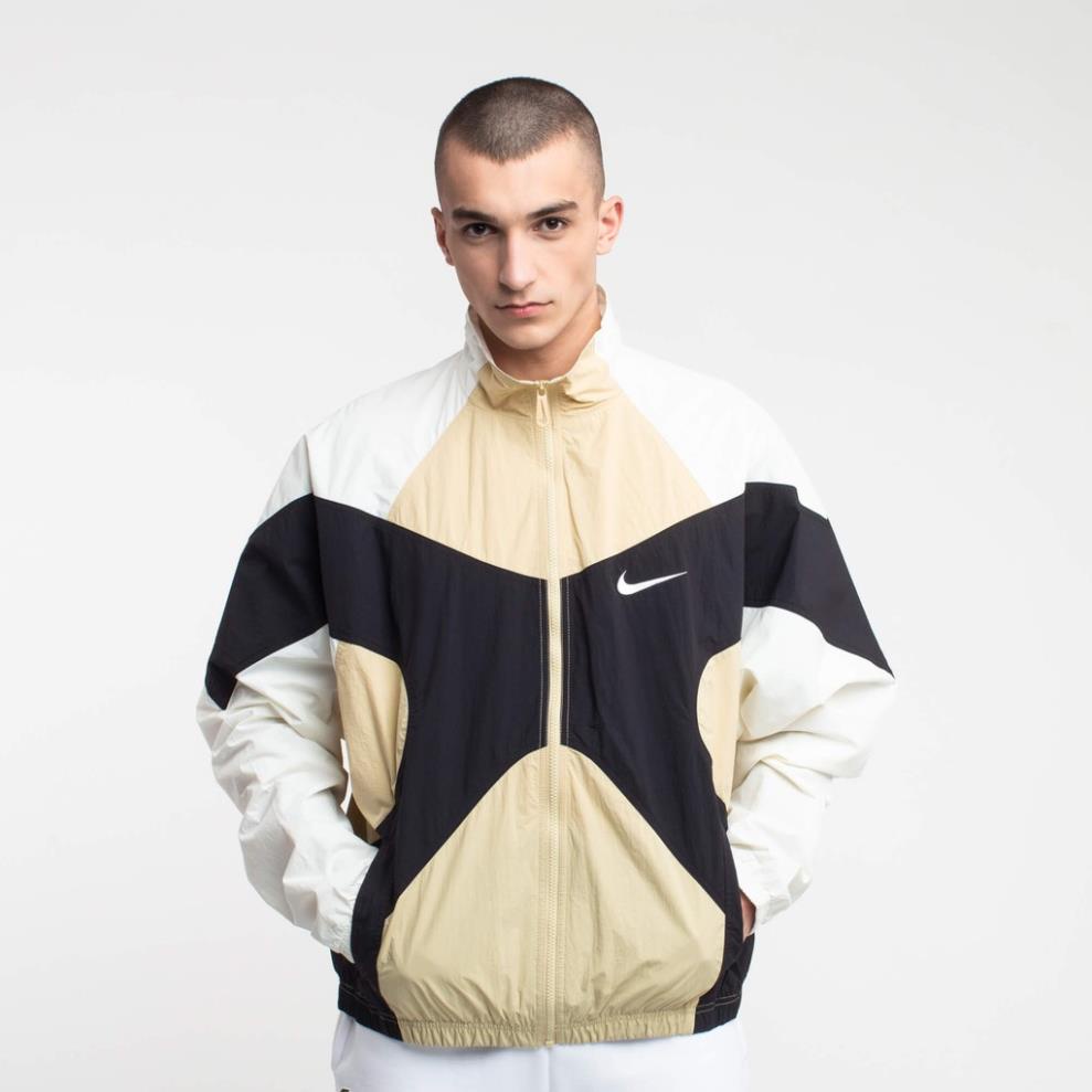 ÁO KHOÁC NIKE NSW RE-ISSUE WOVEN JACKET - CREAM GOLD !