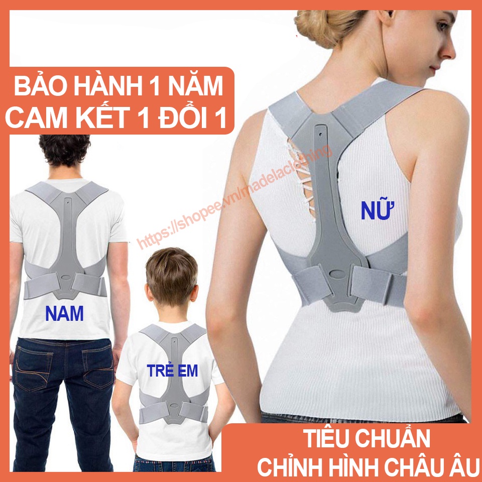 Đai chống gù lưng POSTURE SAMPAKE nam nữ Cao cấp có size cho bé