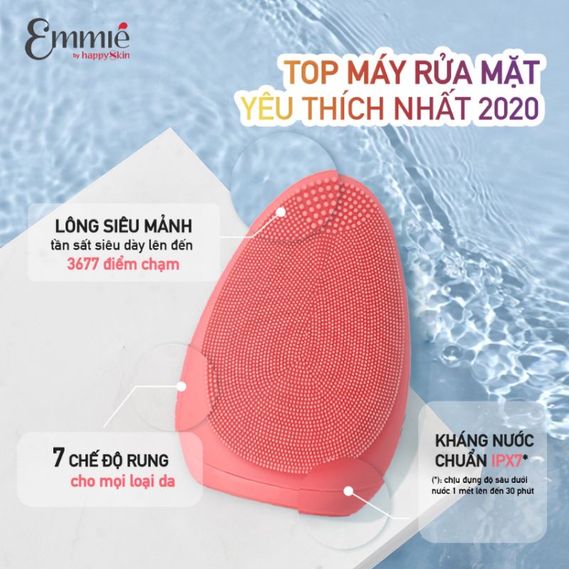 Máy rửa mặt Emmié by Happy Skin Emmie Premium Cleansing Brush