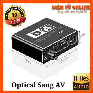 [Mã ELHACE giảm 4% đơn 300K] Bộ chuyển đổi âm thanh quang cao cấp DAC HIFI 5.1 chuyển đổi 2 chiều,đầy đủ phụ kiện
