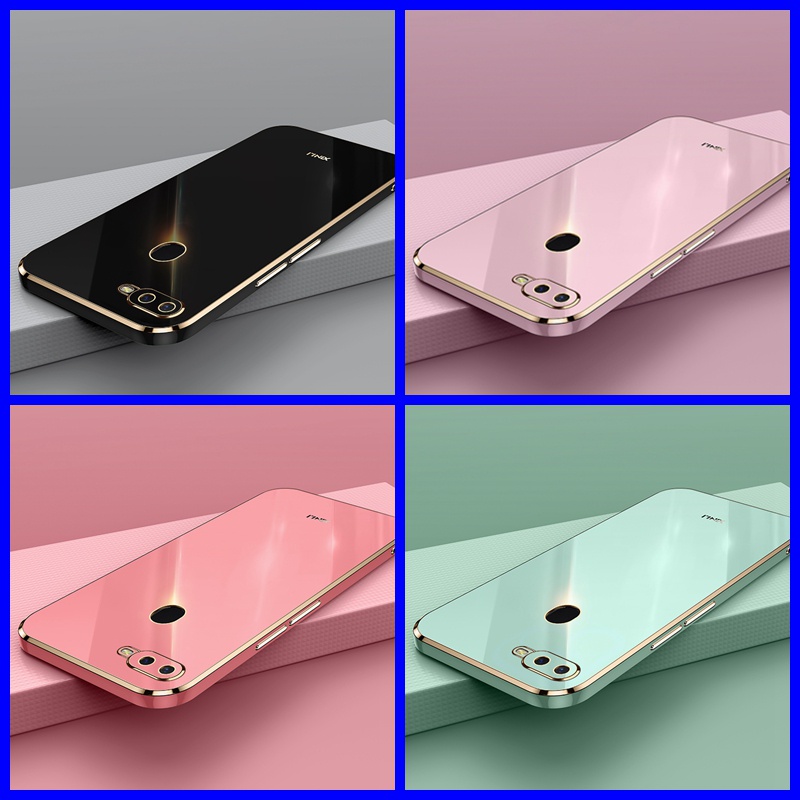 ốp lưng OPPO A12 ốp lưng OPPO A5S ốp lưng OPPO F9 A7 Ốp Lưng Điện Thoại silicone Mạ Điện Siêu Mỏng