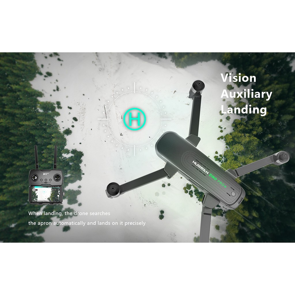 Flycam Drone Hubsan Zino Pro Plus – Camera 4K Bay Xa 8KM Thời Gian 43 Phút – Đột Phá 2020