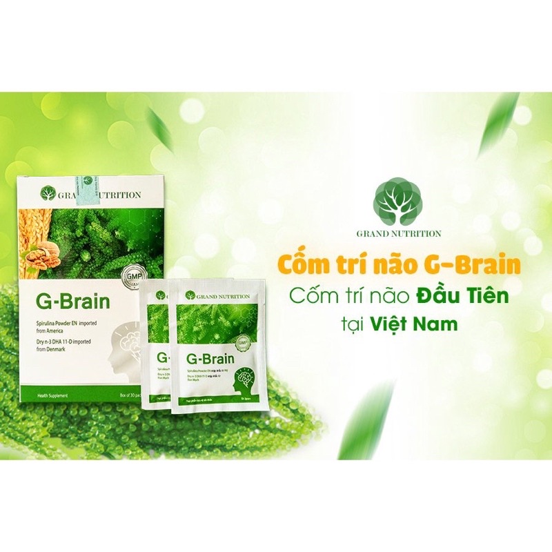 Cốm bổ não giúp bé thông minh tiếp thu nhanh- Cốm trí não G-Brain