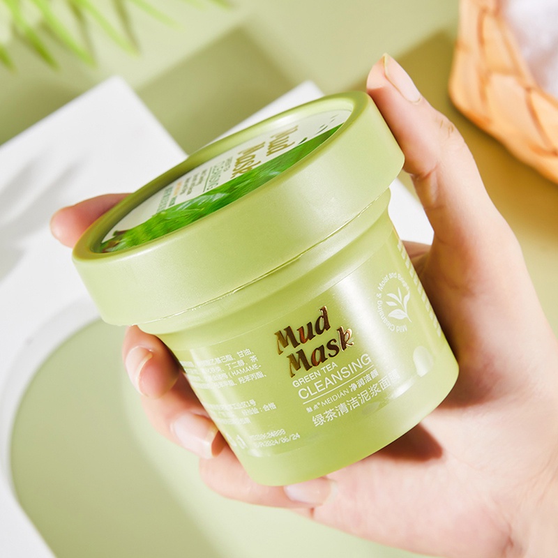 [Hàng mới về] Mặt Nạ Đất Sét Trà Xanh Làm Sạch Sâu Giảm Mụn Đầu Đen