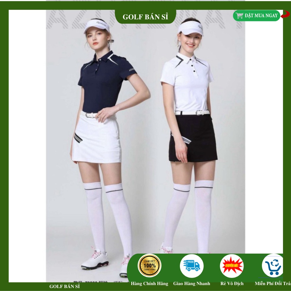 Áo golf cộc tay nữ cao cấp A.Zureway [ GOLF BÁN SỈ ]