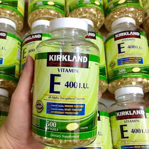 $ Vitamin E 400 IU 500 Viên Kirkland Của Mỹ - Đẹp Da, Làm Chậm Lão Hóa 𝓴𝓲𝓽𝓽𝔂 𝓼𝓱𝓸𝓹