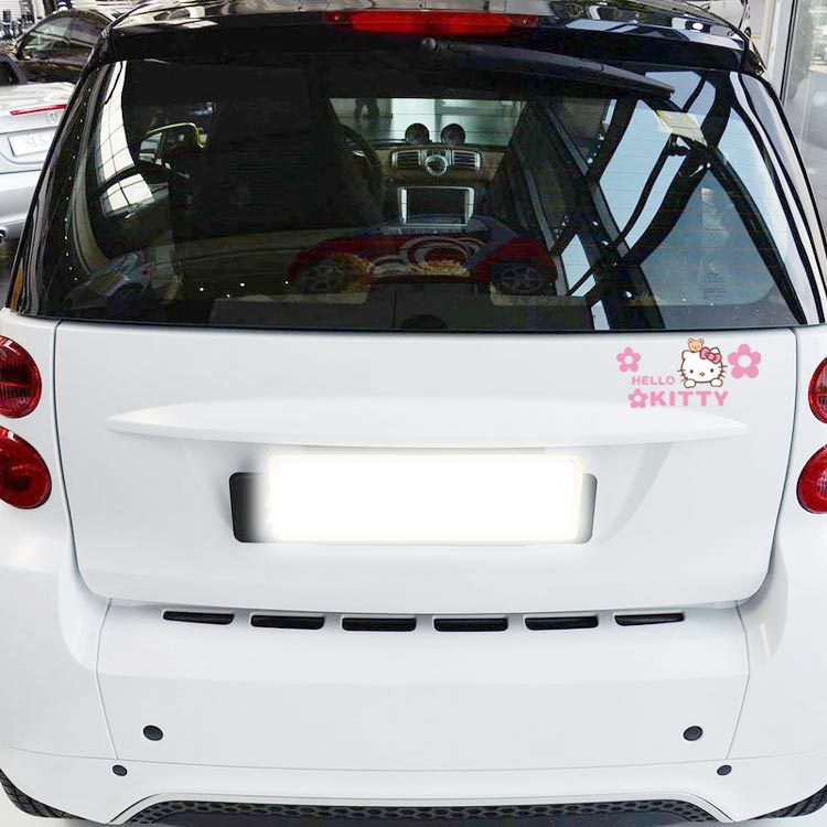 Decal DáN Trang Trí HìNh Hello Kitty Cho Xe Hơi