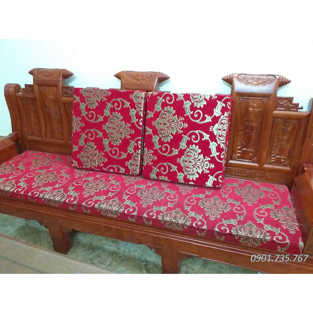 ghế Sofa gỗ lót nệm