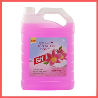 [THƠM- SẠCH SÀN NHÀ] Nước Lau Sàn Gift Hương Lily 3.8kg Mẫu Mới