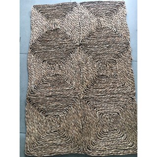 thảm cói cao cấp sẩn phẩm được gia công bằng tay khổ 30x30 x2