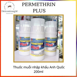 Thuốc diệt côn trùng nhập khẩu Permethrin Plus 200ml .