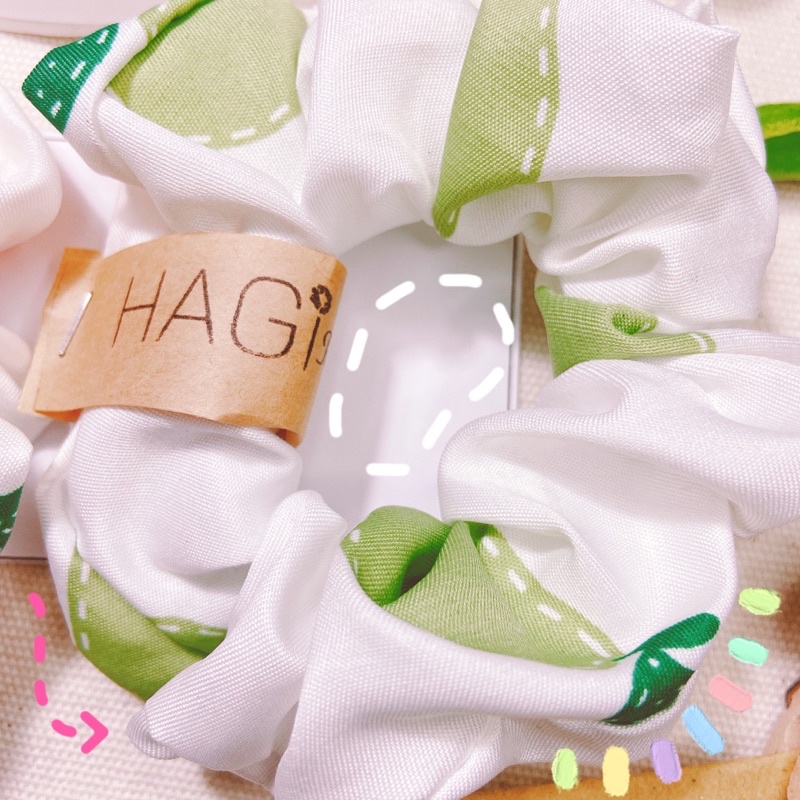 Dây buộc tóc vải Scrunchies NEW 2021 Trái Bơ Dễ Thương Vintage Thiết Kế Hiện Đại Phong Cách Hàn Quốc Học sinh Sinh viên