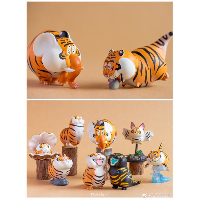 Mô hình blindbox 52Toys – 50 sắc thái của Hổ Mập, Cuộc sống thượng lưu của Hoàng đế Mèo