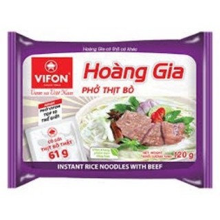 Phở bò hoàng gia thịt thật 120g