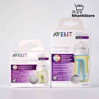 Bọc vải dùng cho bình sữa thủy tinh AVENT Natural