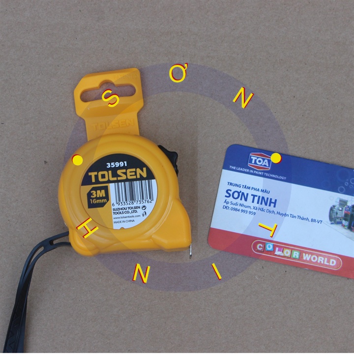 Thước cuộn, thước rút hệ mét 3m 5m 7.5m tolsen 35991 35992 35994