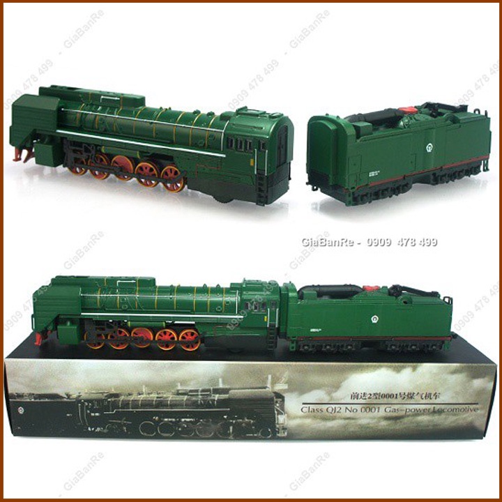 Mô Hình Sắt Đầu Tàu Hỏa Classic Xe Lửa Than Đá Và Toa Than Tỉ Lệ 1:87 - 7779d