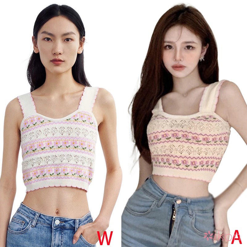 Áo Tank Top Dệt Kim Thiết Kế Ôm Sát Tôn Dáng