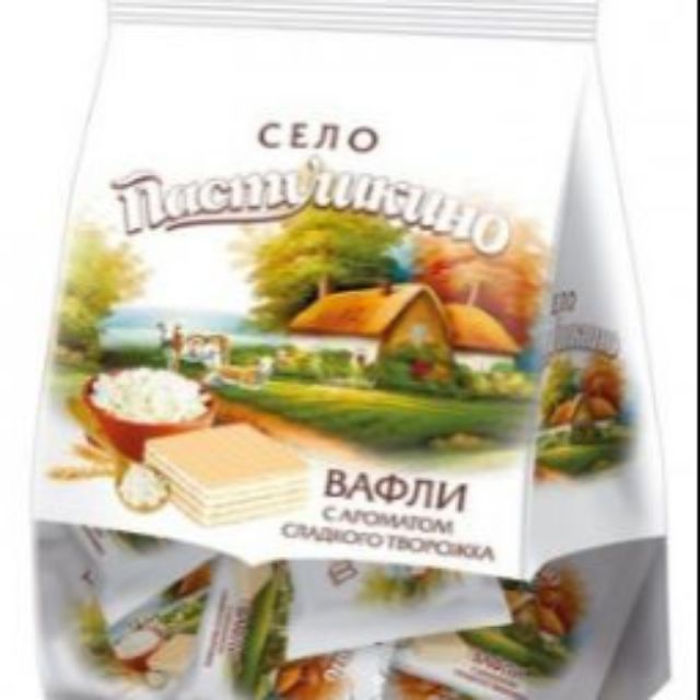 Bánh xốp Selo từ Tvorok cao cấp của Nga 250g. HSD :T9/2020