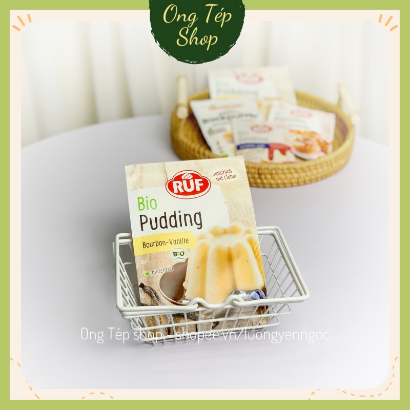 Bột làm pudding hữu cơ Ruf 40g