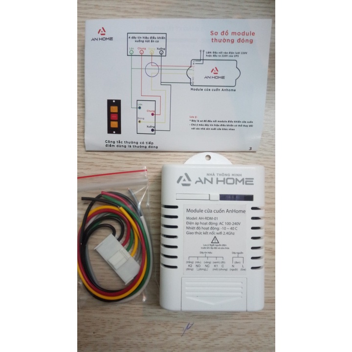 MODULE CỬA CUỐN THÔNG MINH ANHOME- WIFI, BLUETOOTH - HÀNG CHÍNH HÃNG