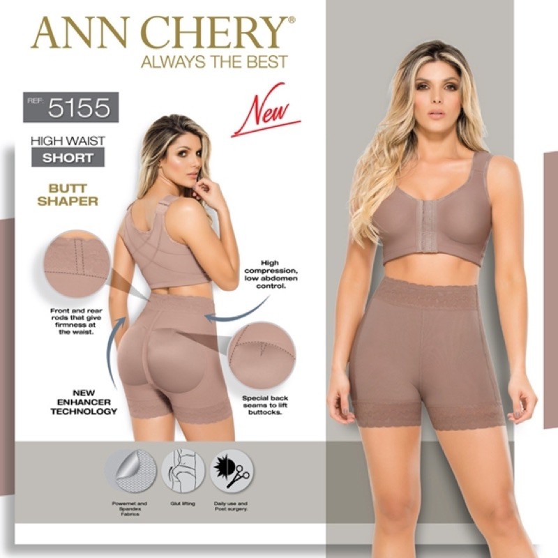 [Chính hãng - Tặng may hạ Size]Quần gen bụng Ann Chery 5155