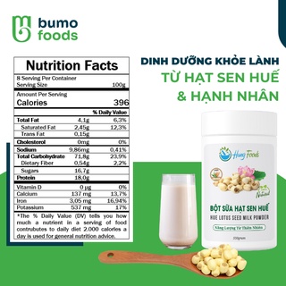 Bột sữa hạt sen Huế (Hộp 500gram)