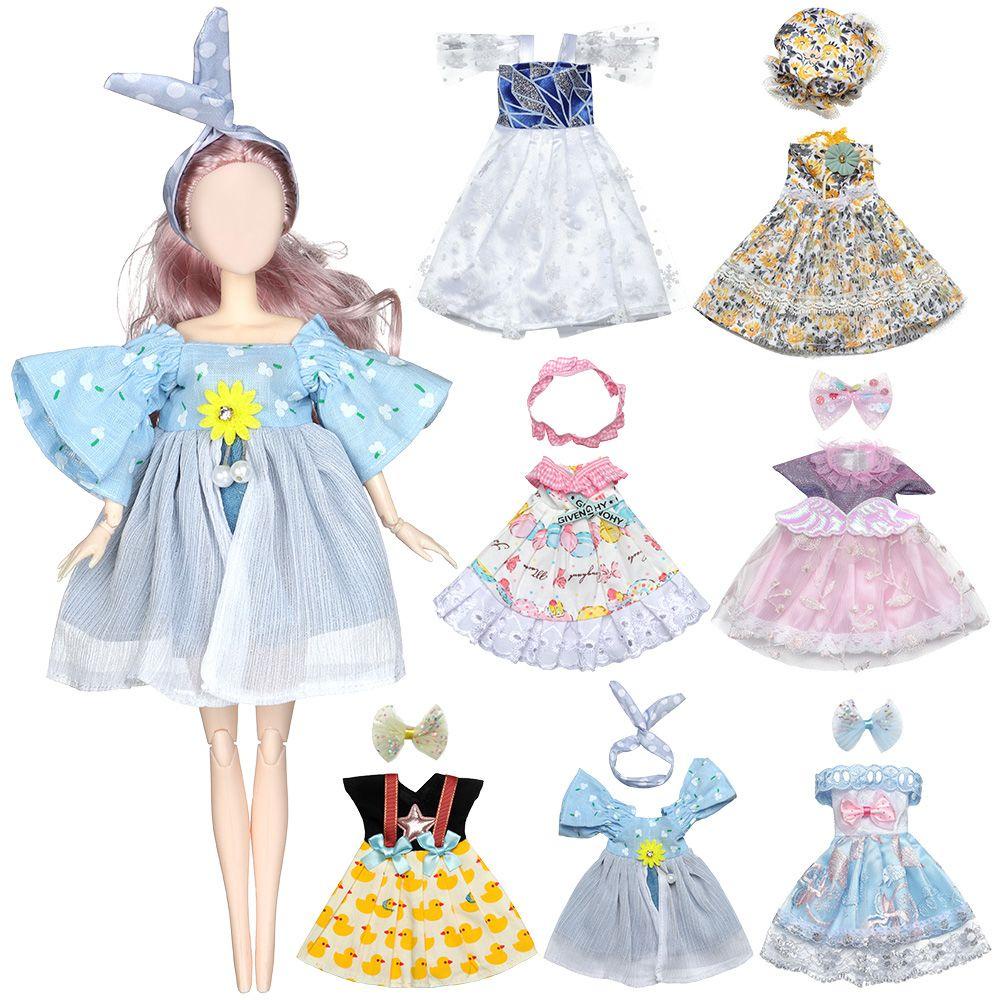 1 Bộ Quần Áo Búp Bê Nhồi Bông Đáng Yêu Cho Bé Gái BJD