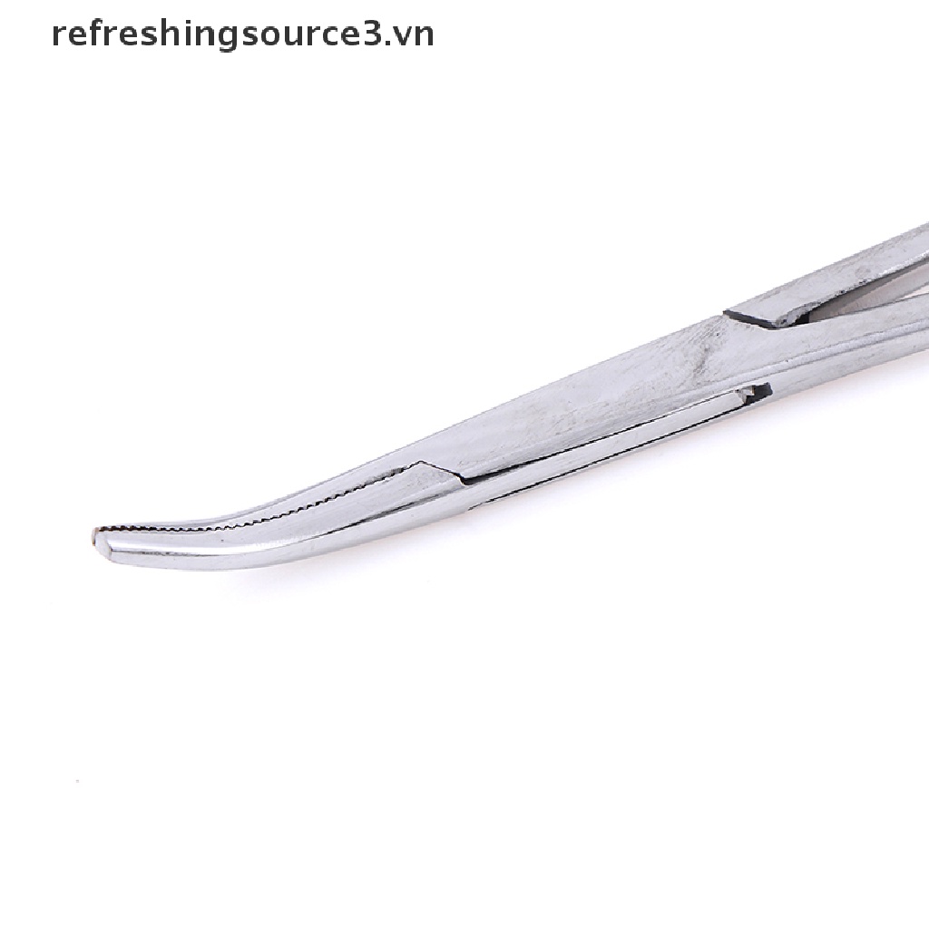 Kẹp Tóc Đầu Cong Bằng Thép Không Gỉ 12.5cm Chất Lượng Cao