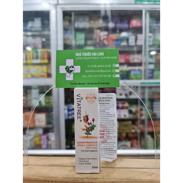 Xịt Keo Ong giảm đau họng Vitatree⚡Tặng quà⚡Nhập khẩu Úc giúp giảm đau họng 30ml Mẫu mới 2021