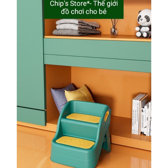 Ghế tự lập gấp gọn cho bé, mẫu mới nhựa đẹp