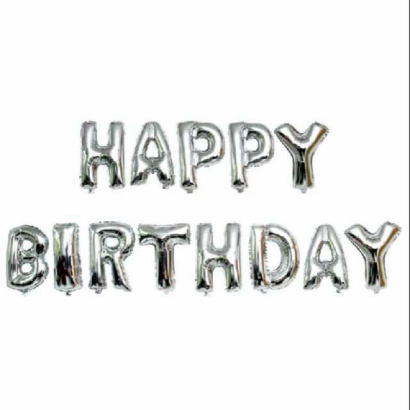Bộ dây HAPPY BIRTHDAY bóng kiếng nhiều màu giá sỉ