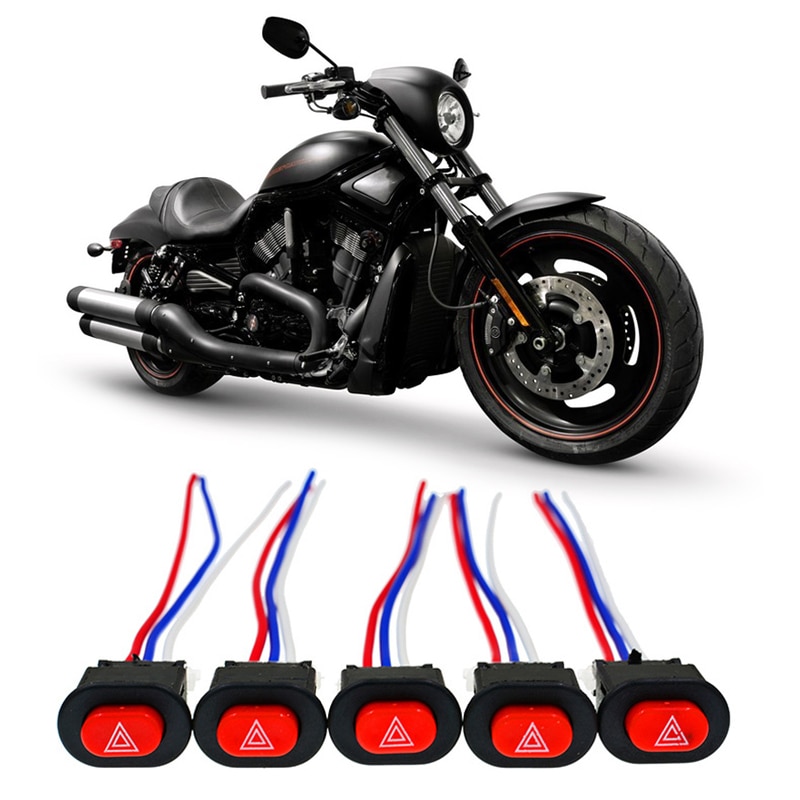 Công Tắc Đèn Tín Hiệu Khẩn Cấp Có Thể Điều Chỉnh Cho Xe Mô Tô EX5 LC135 Y15ZR RS150R RSX150