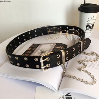 Thắt lưng thiết kế lỗ rỗng phong cách hiphop cá tính cho nữ