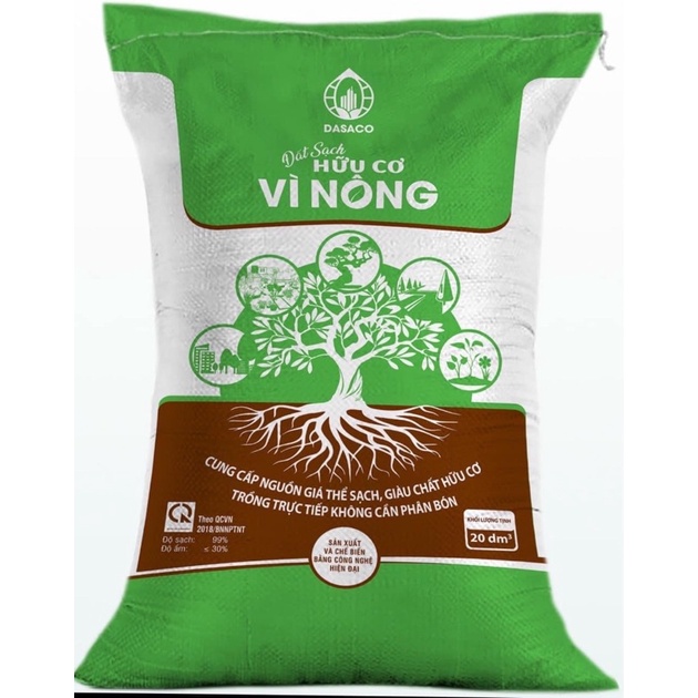 Đất sạch trồng cây trồng rau Dinh dưỡng cao 1kg