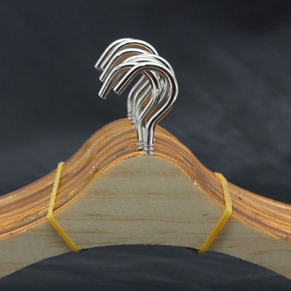 Móc Treo Quần Áo Búp Bê Bằng Gỗ Chống Gỉ Sét Sáng Tạo