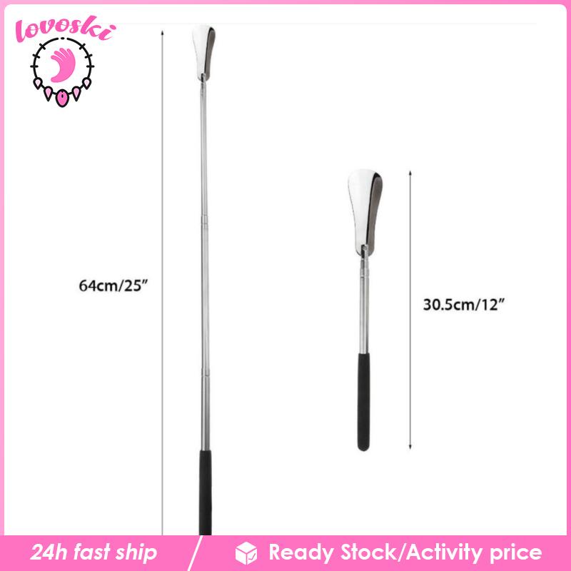 [Hàng mới về] Gậy hỗ trợ mang giày bằng thép không gỉ cho người lớn tuổi