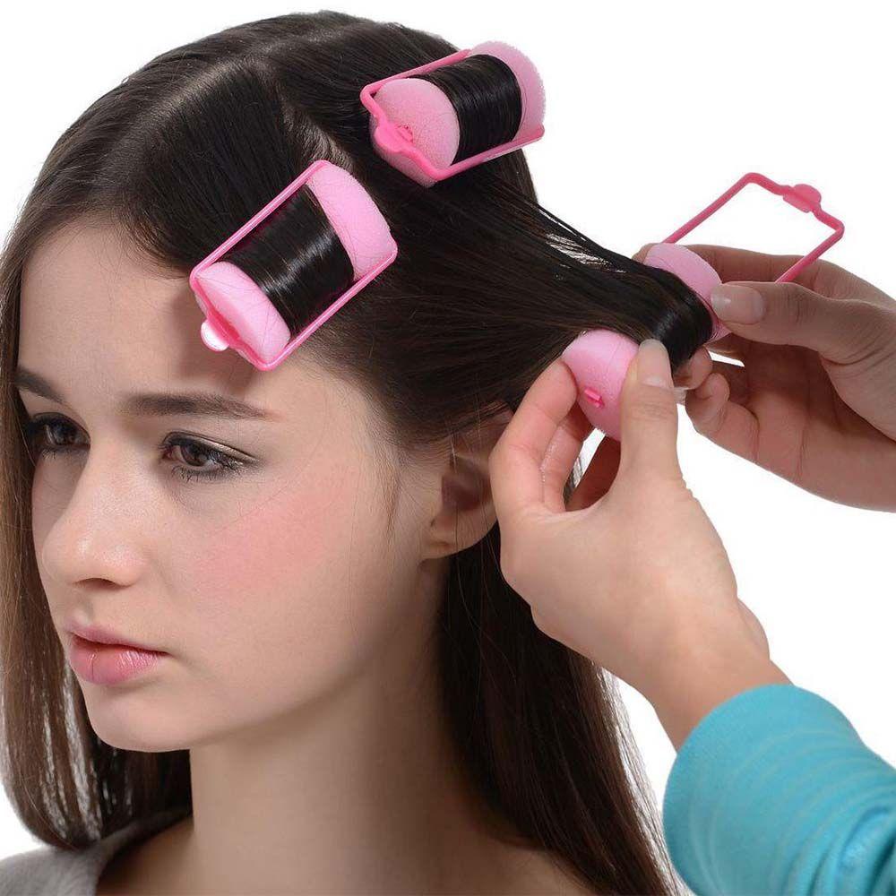 AROMA Lô Bọt Biển Cuốn Tóc Không Dùng Nhiệt Chuyên Dụng Cho Salon Làm Tóc