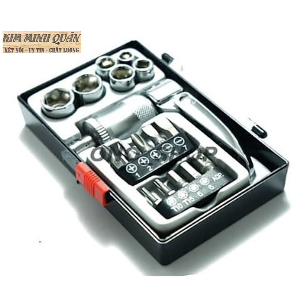 Bộ Vít Đa Năng Tự Động Cao Cấp 18 Chi Tiết BA0034 BUDDY