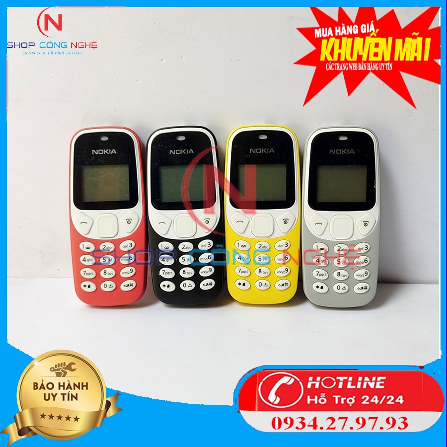 [HOT HOT] Điện thoại Nokia 3310 2 sim giá rẻ BẢO HÀNH 12 THÁNG