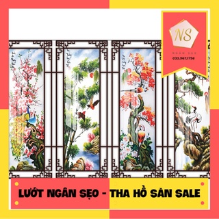 Tranh treo tường tứ quý 3d ns04