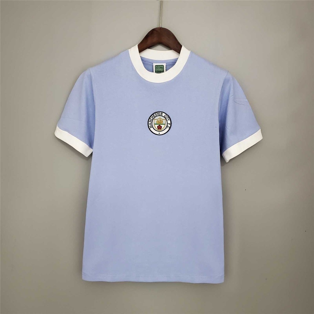 Áo Thun Số 11 12 88 90 94 96 98 99 01 1972 1991 Manchester City jersey