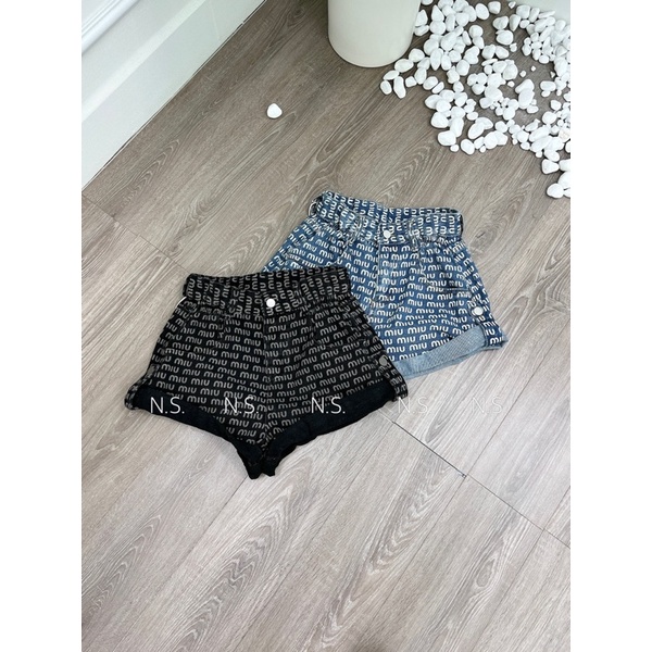 QUẦN SHORT CHUN EO CHỮ MIU QUẢNG CHÂU LOẠI 1 MS24567