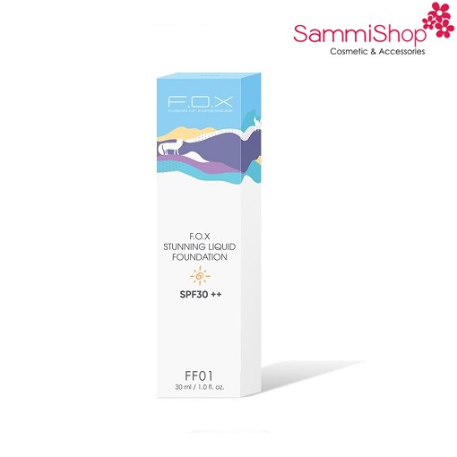 FOX KEM NỀN STUNNING LIQUID FOUNDATION DƯỠNG ẨM LÀM SÁNG DA SPF 30++ (30ML)